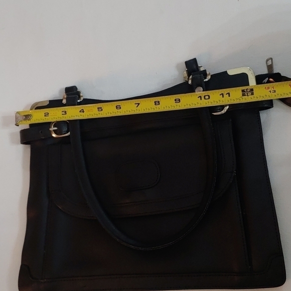 𝅺VINTAGE Black Handbag - Picture 8 of 9